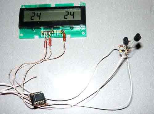 Домашний термометр на микроконтроллере PIC12F629