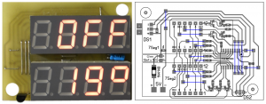 Простой двухканальный термометр на PIC16F690 и датчиках DS18B20